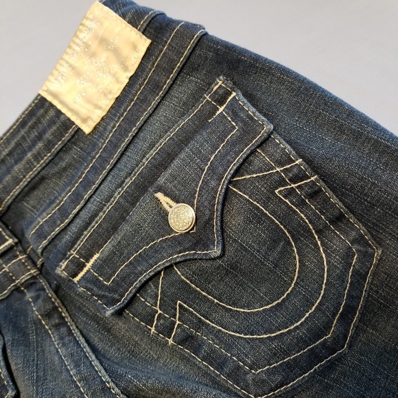 True Religion Becky Glitz and Glam Bootcut Jeans - Picture 4 of 6